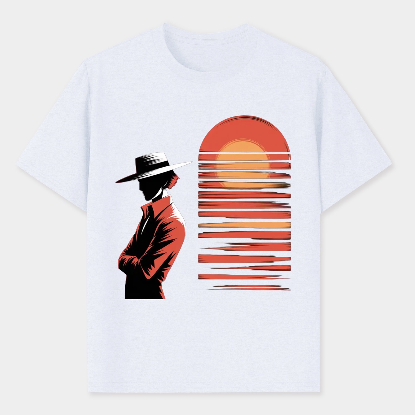 SunSet Luffy Men's Performance Athletic T-Shirt