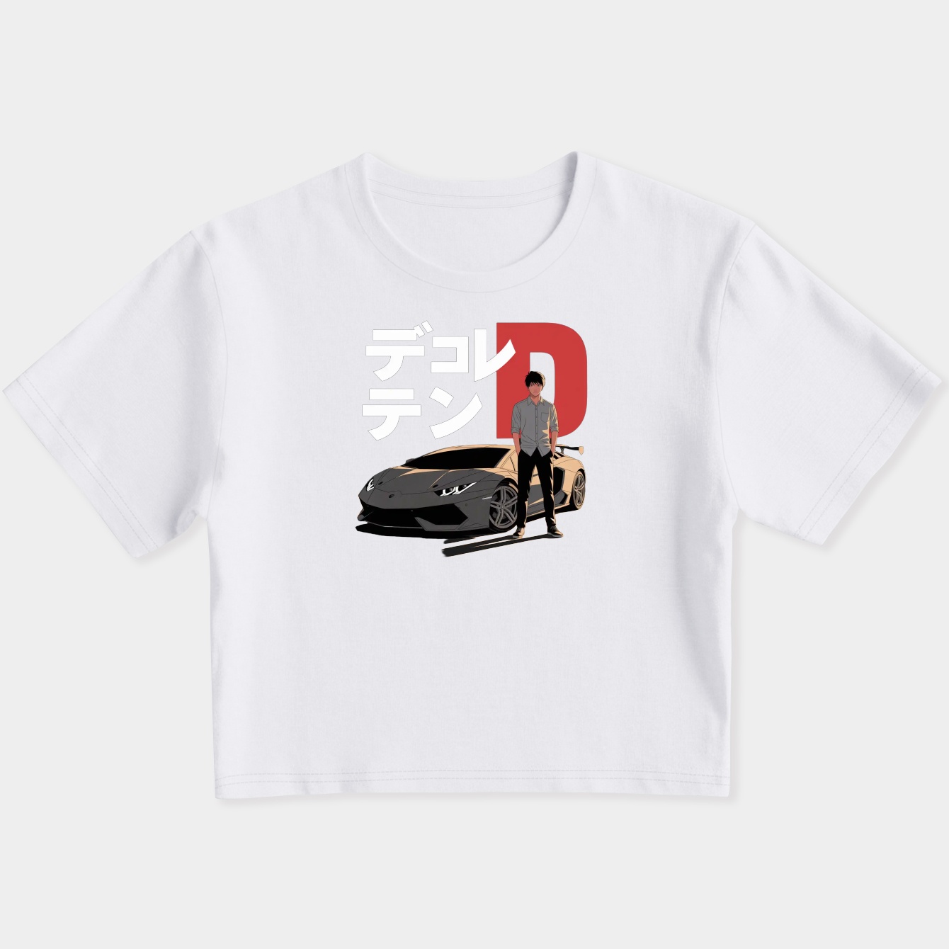 Initial D Takumi Women's Slim Fit Baby Tee