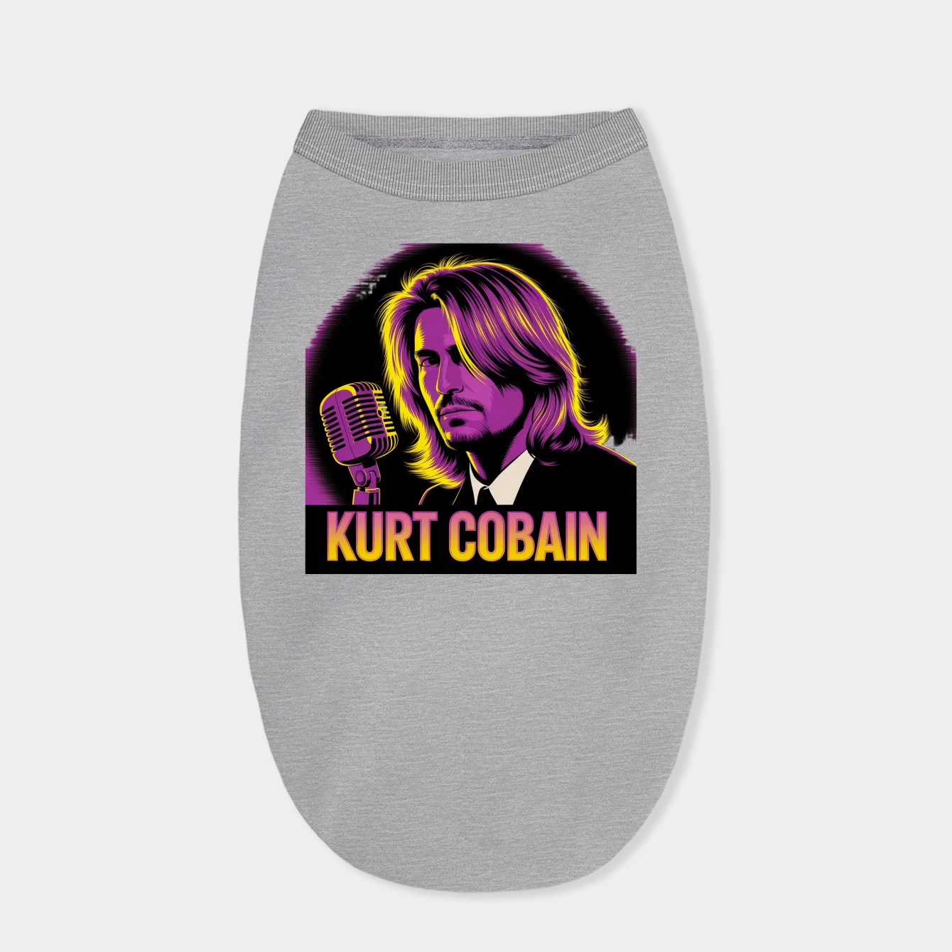 Kurt Cobain Neon Portrait