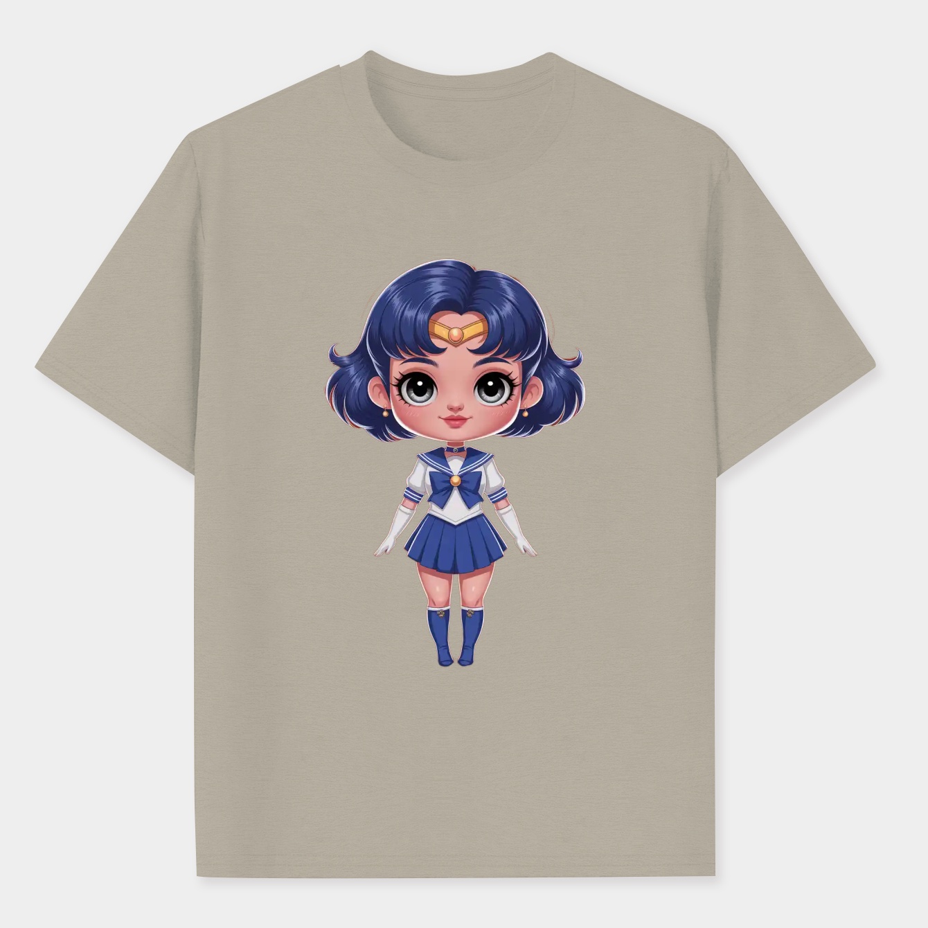 Sailor Mercury Chibi Men's Performance Athletic T-Shirt