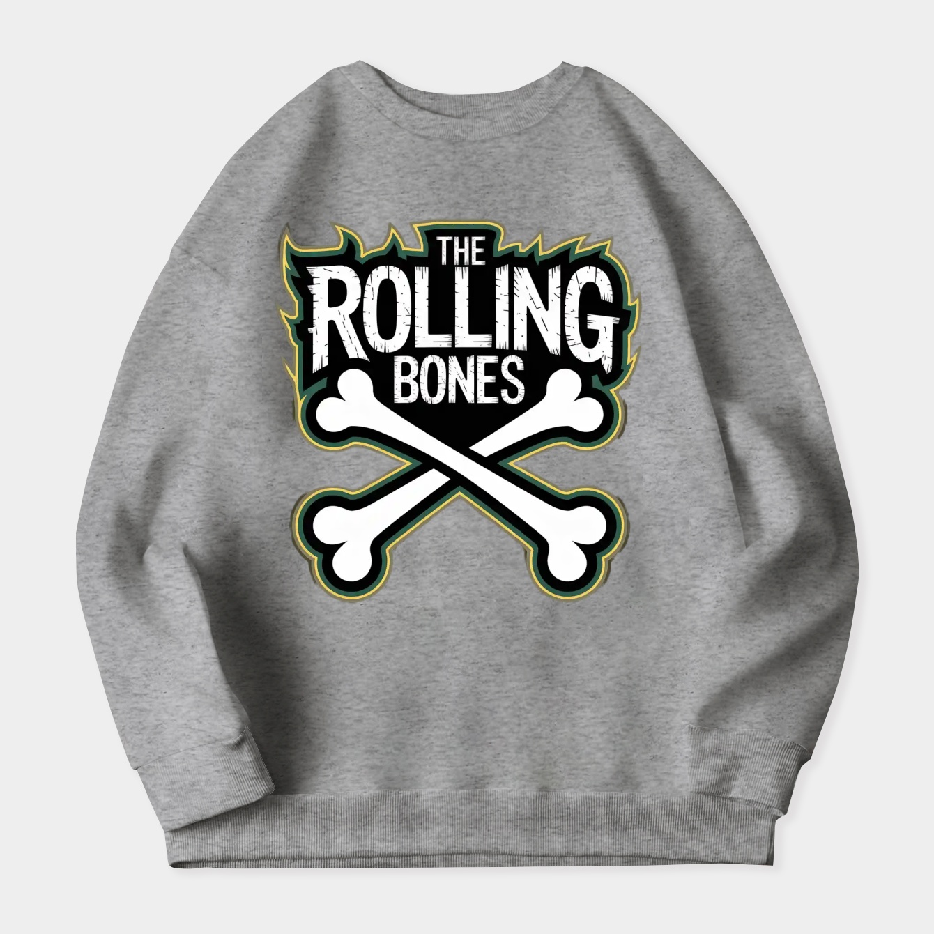 the rolling bones Women's Crewneck Sweatshirt