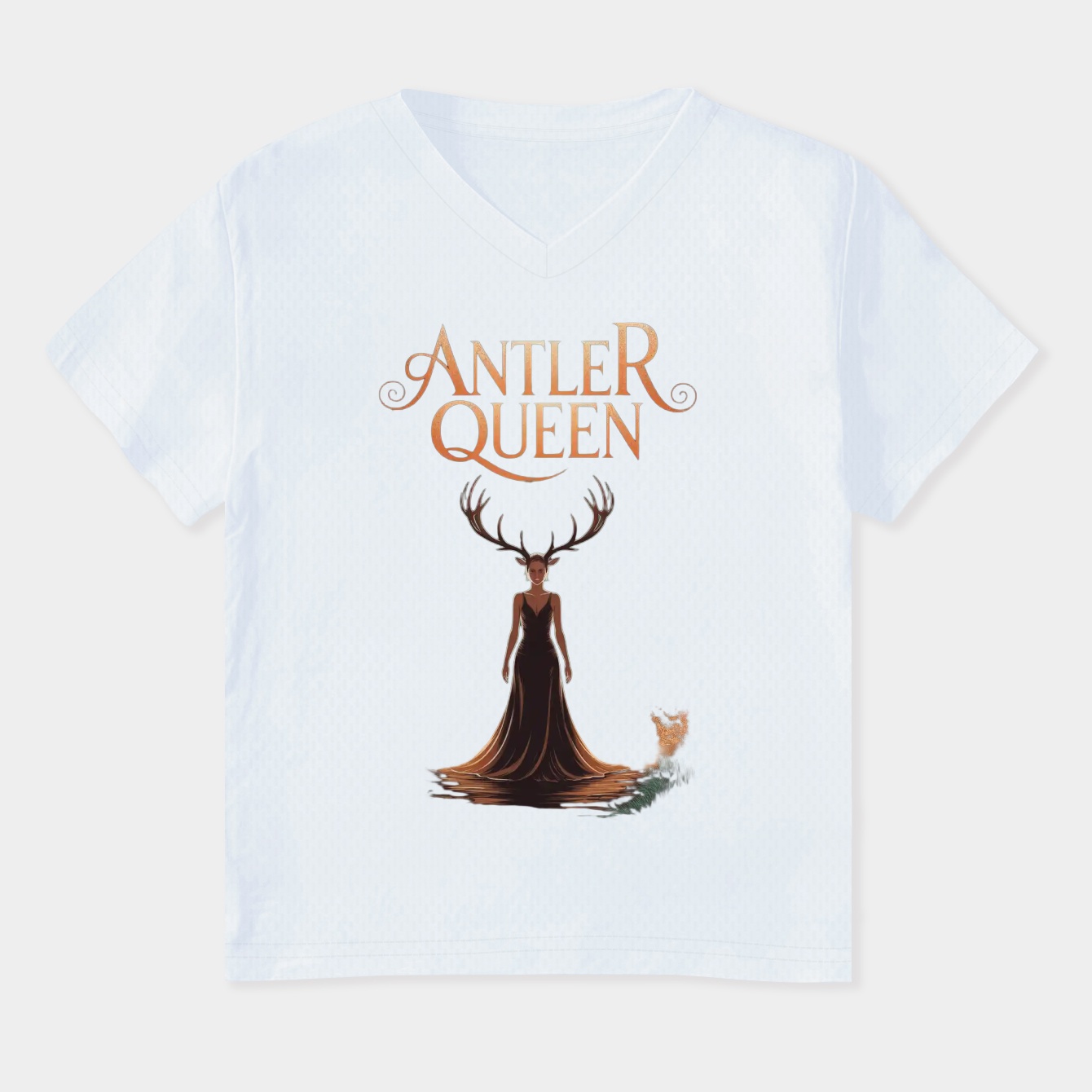 antler queen Women's Plus Size V-Neck T-Shirt