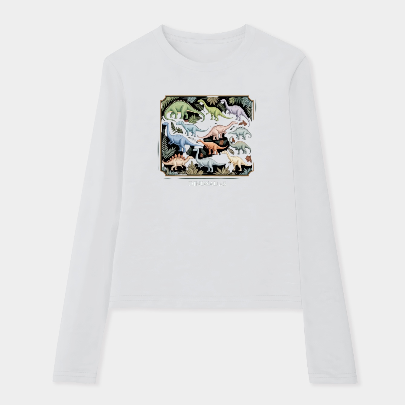 Dinosaurs Women's Soft Long Sleeve T-Shirt