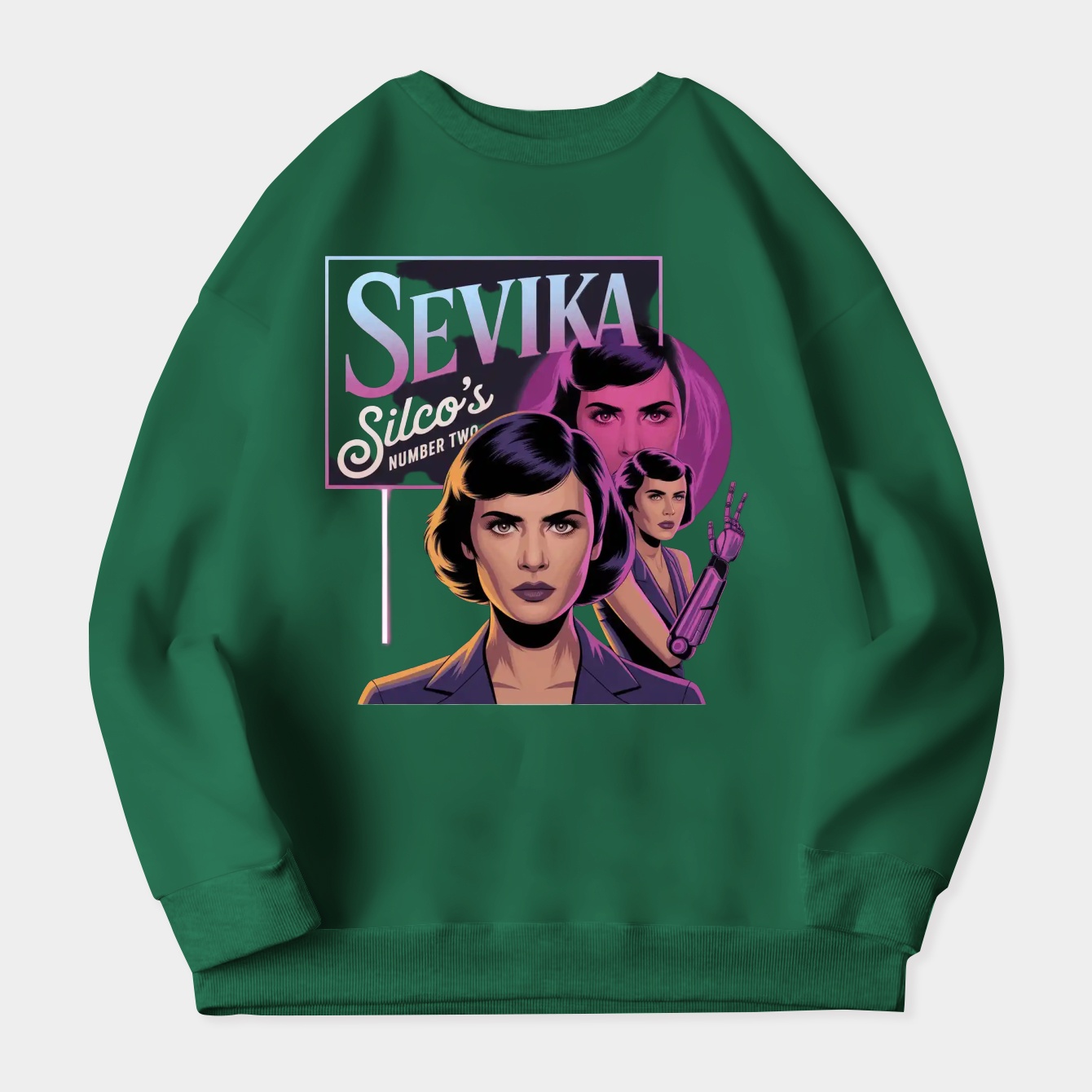 90s Sevika Women's Plus Size Sweatshirt
