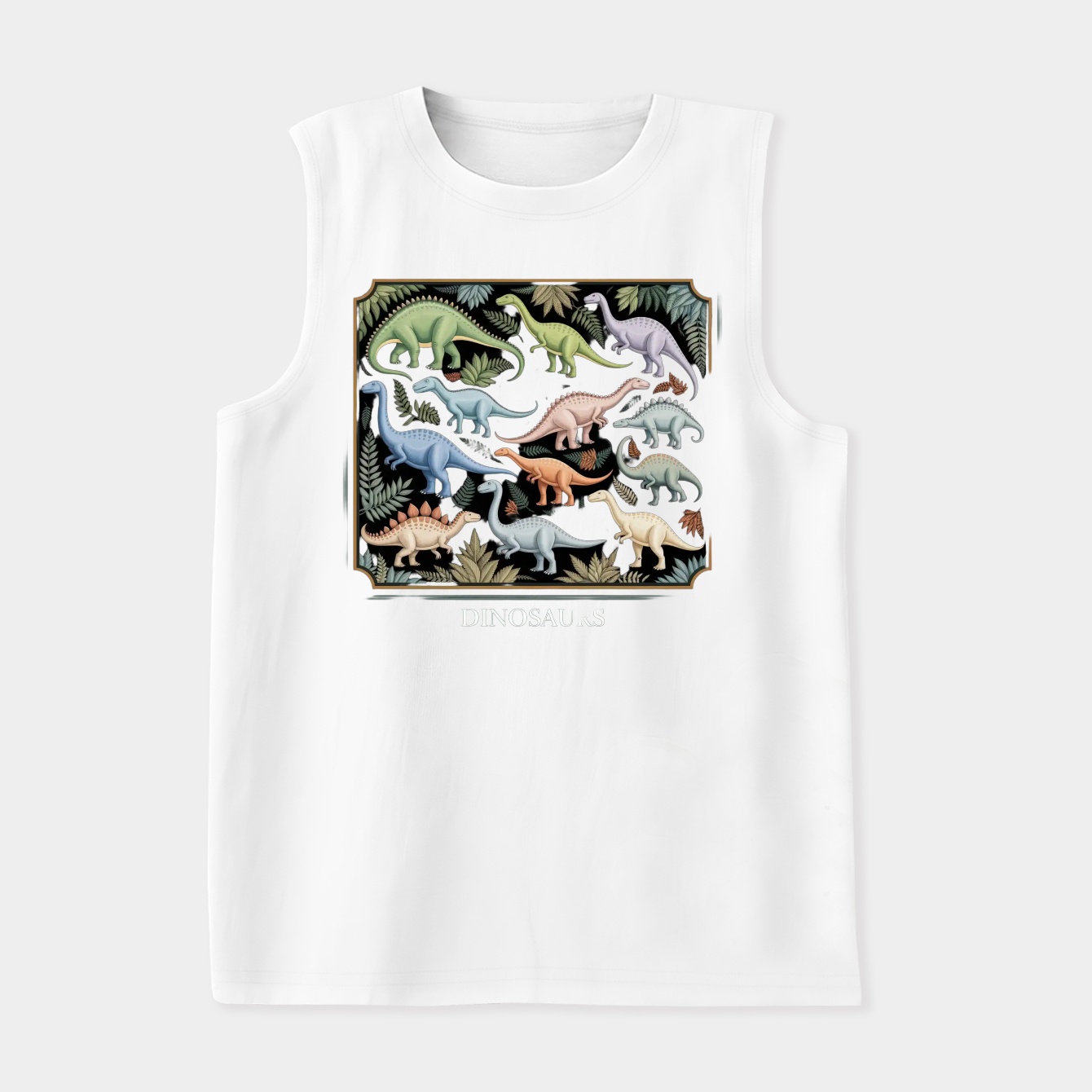 Dinosaurs Women's Soft Tank Top