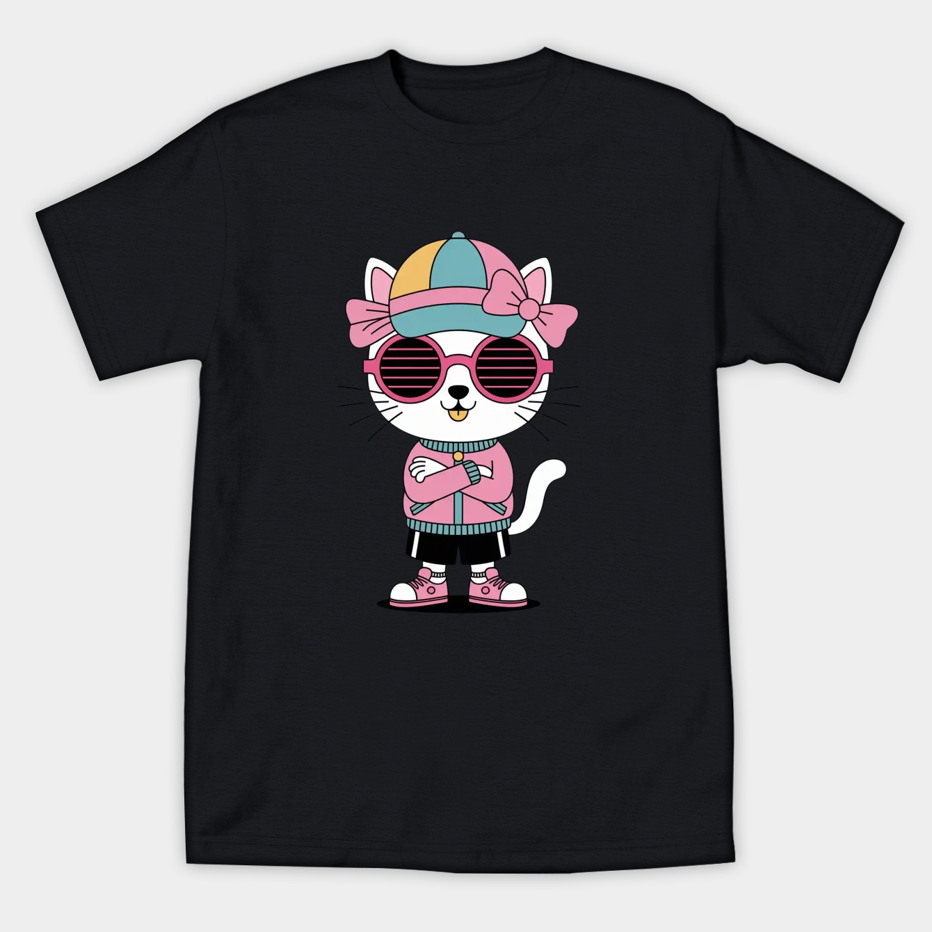 Hello Kitty Cool Kitty Women's Athletic Performance T-Shirt