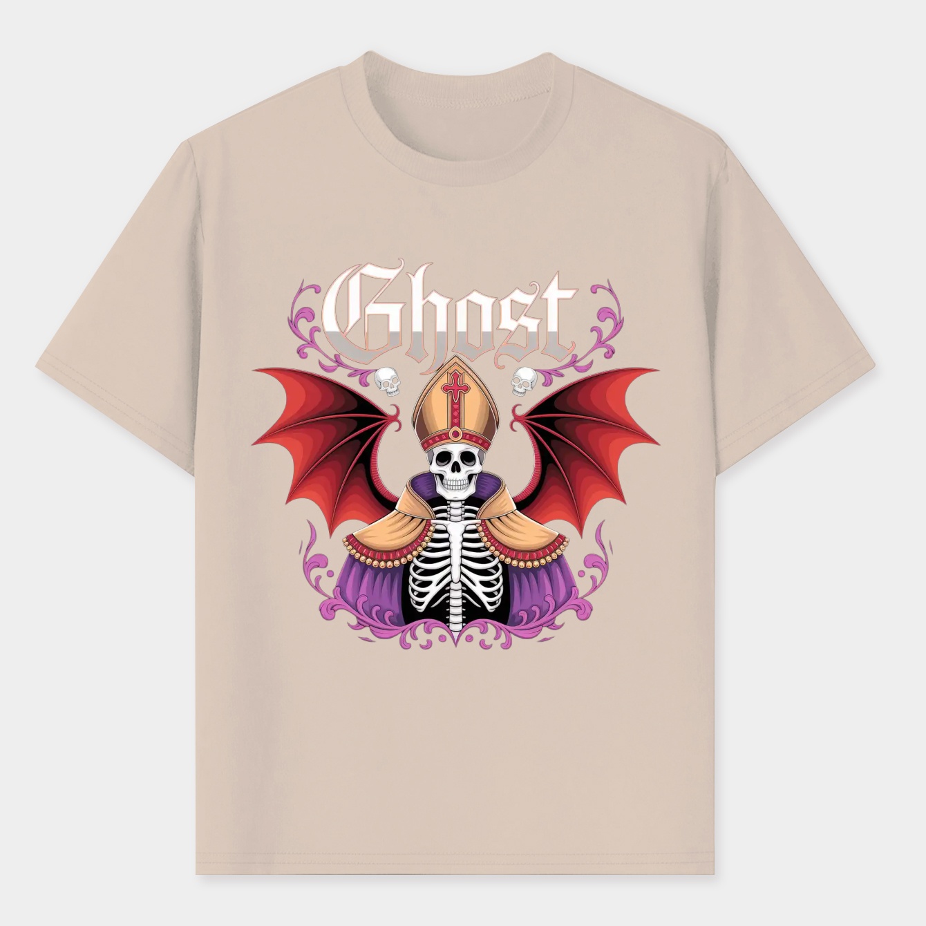 Ghost – Dark Melodic Rock Design Men's T-Shirt