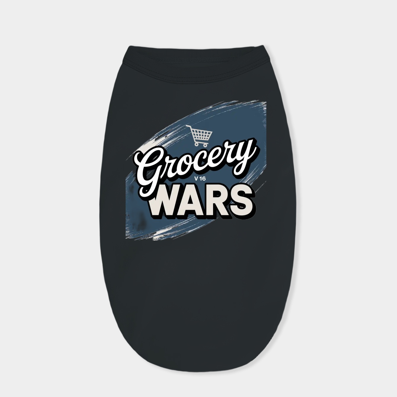 Retro Grocery Wars Logo Dog Shirt