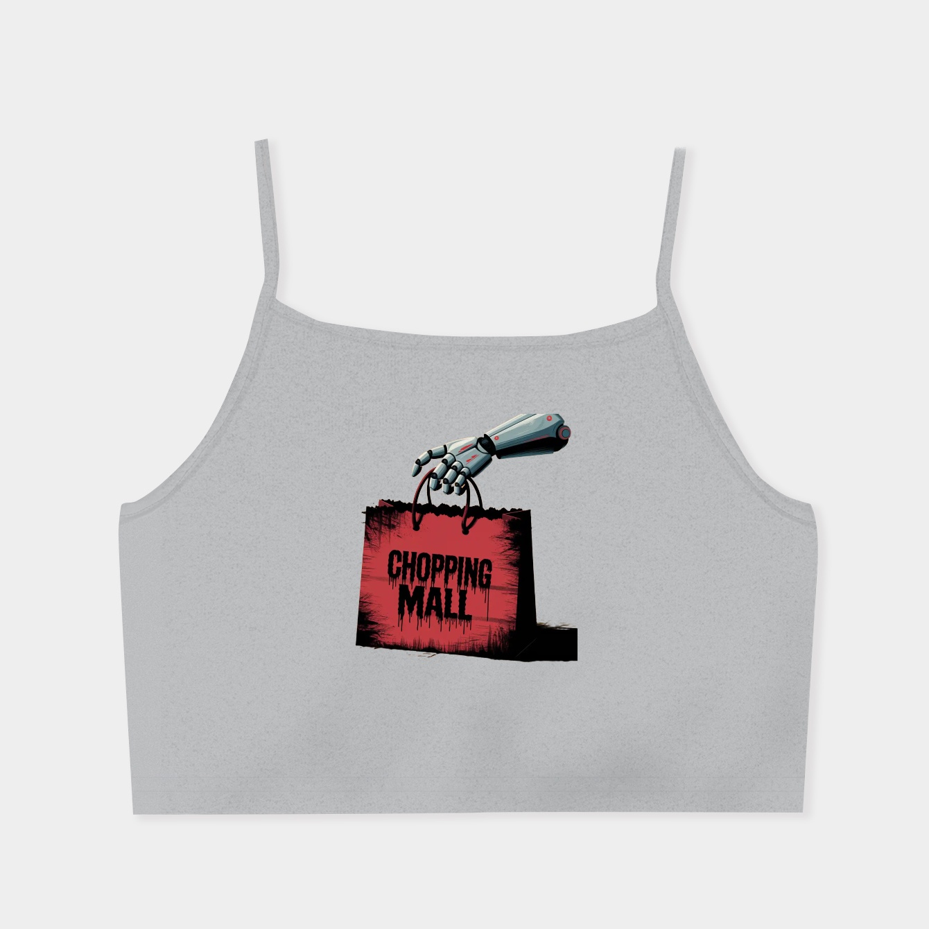 Chopping Mall Horror Movie Women's Spaghetti Strap Tank Top