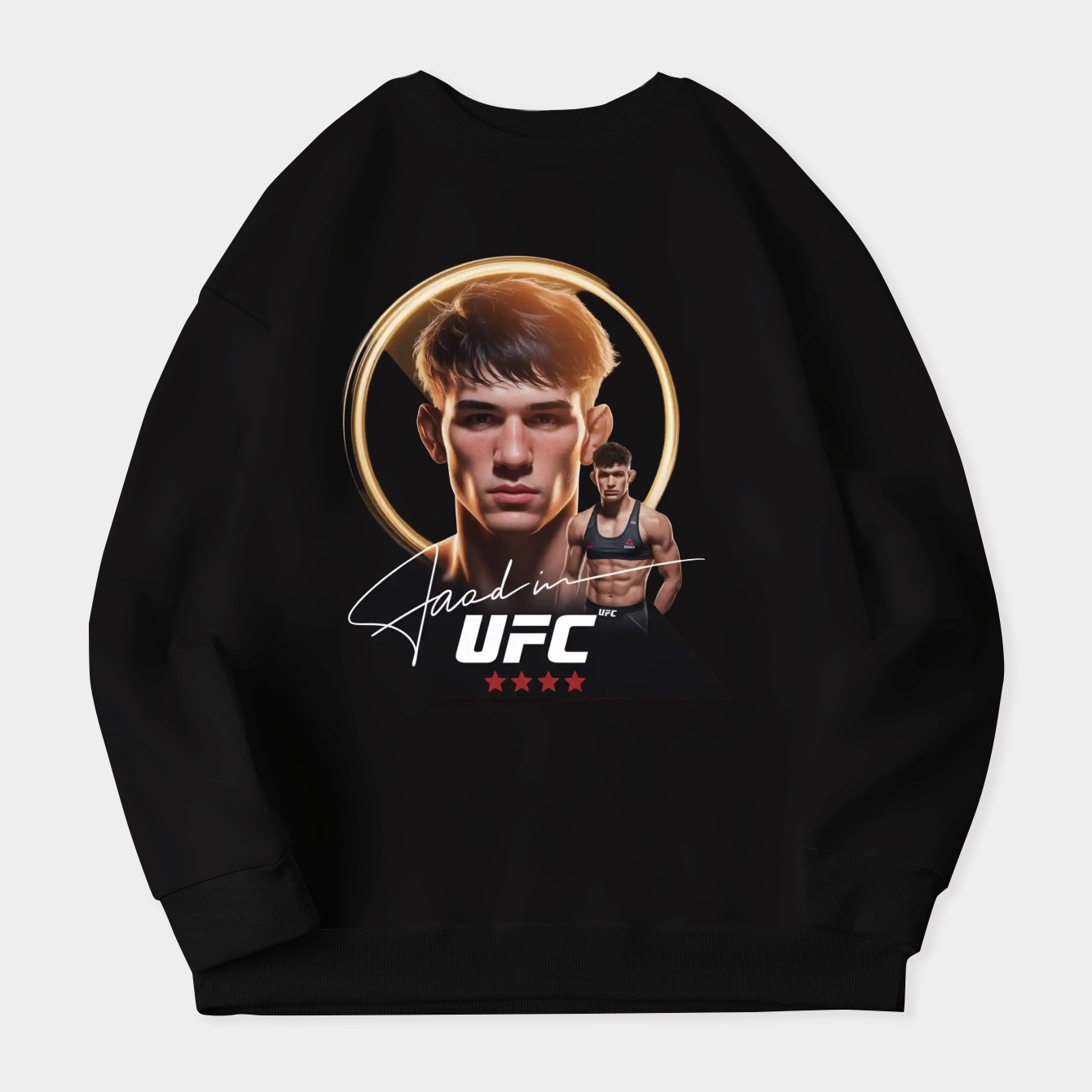 UFC Hasbulla Signature Double Sided Women's Plus Size Sweatshirt
