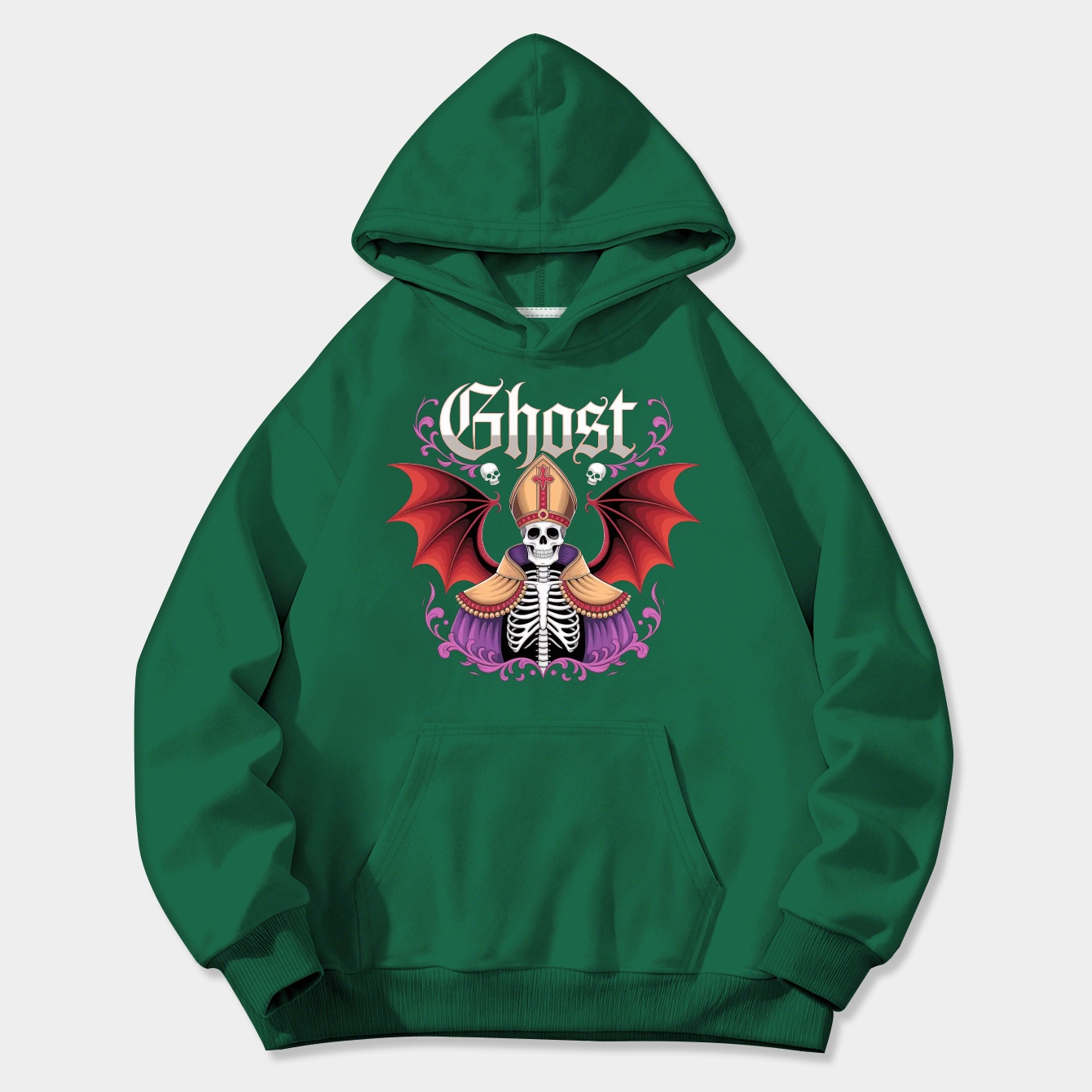 Ghost – Dark Melodic Rock Design Women's Plus Size Hoodie