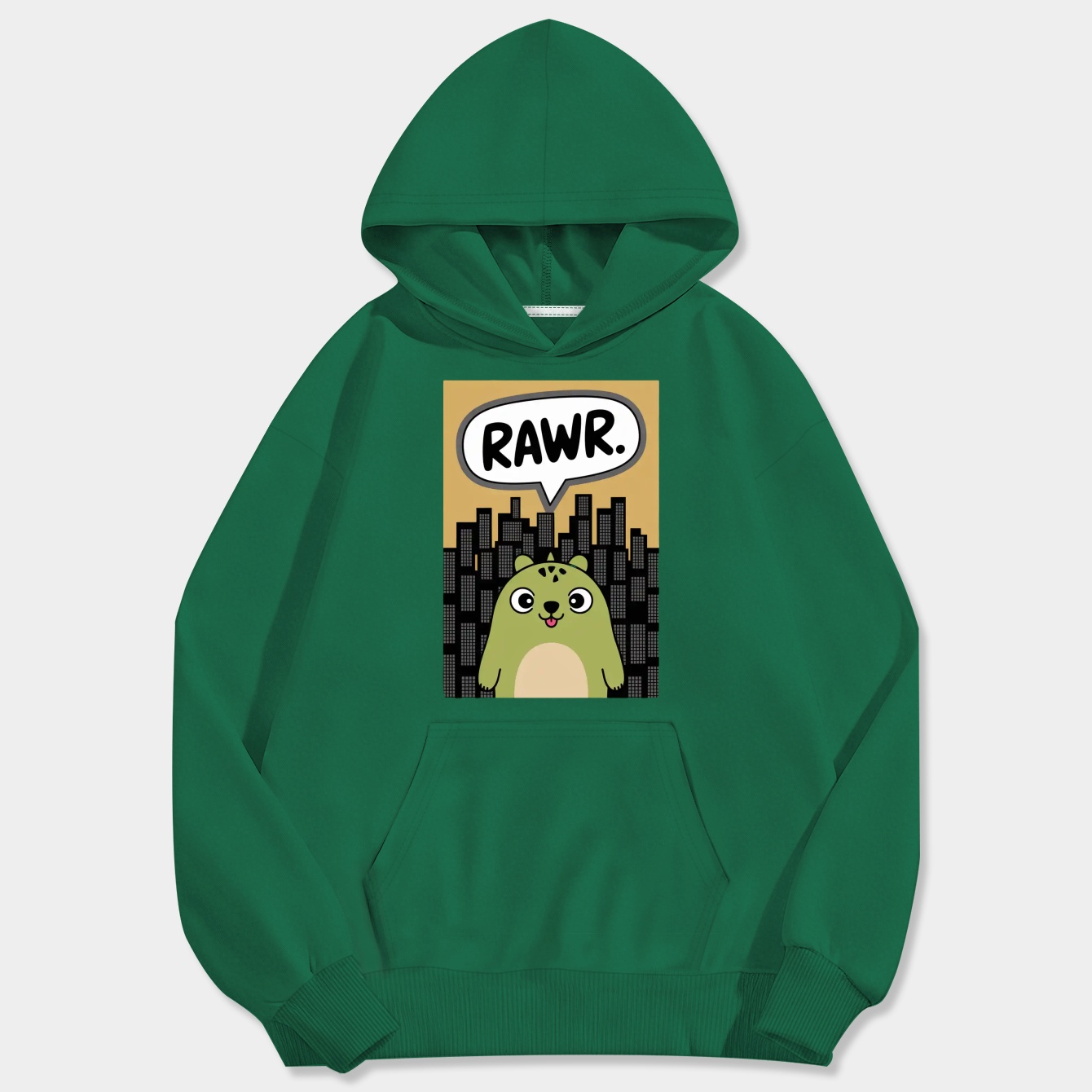 Godzilla Roar Men's Big & Tall Hoodie