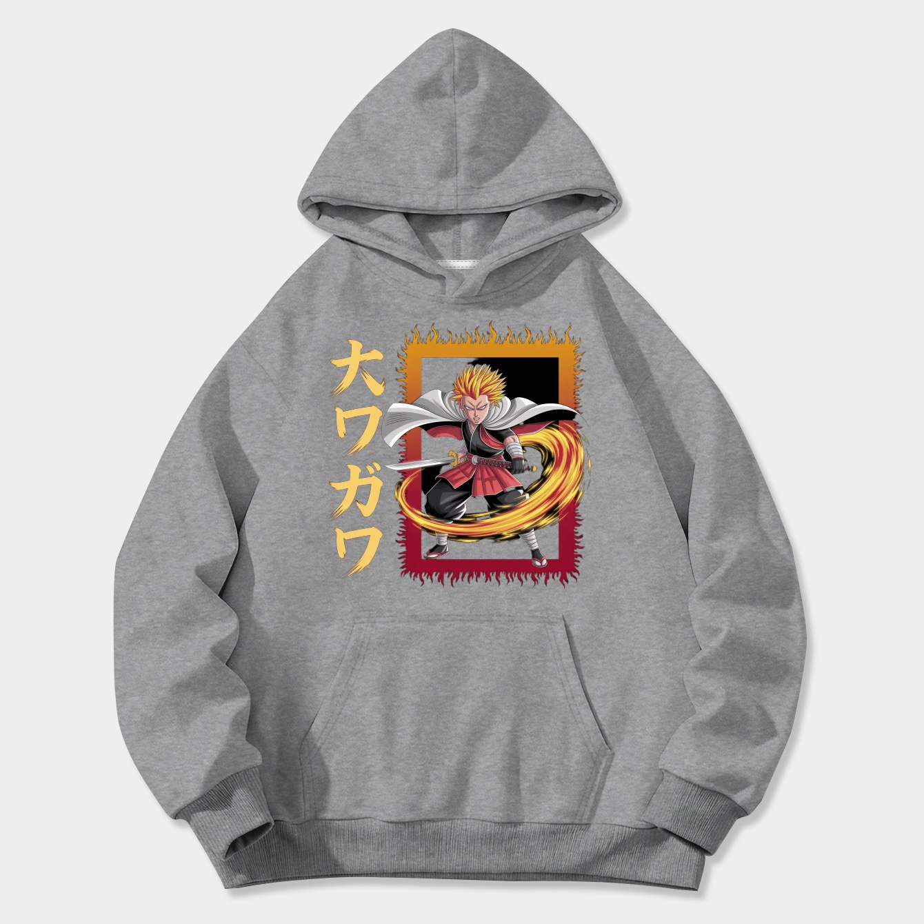 Demon Slayer Flame Pillar Women's Plus Size Hoodie