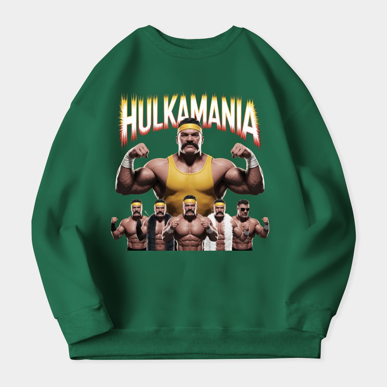 Wrestling Legend Hulkaia Hulk Hogan Tribute Women's Crewneck Sweatshirt