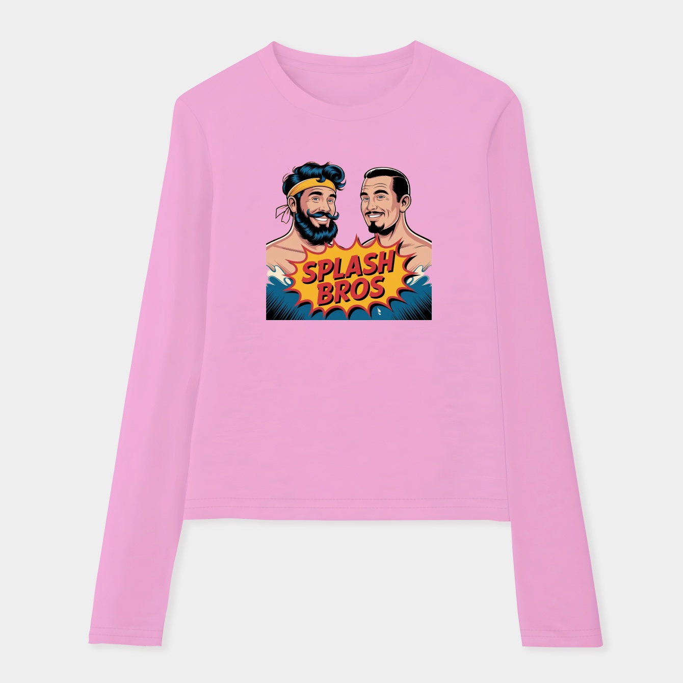 THREEVIS AND SPLASHHEAD Women's Soft Long Sleeve T-Shirt