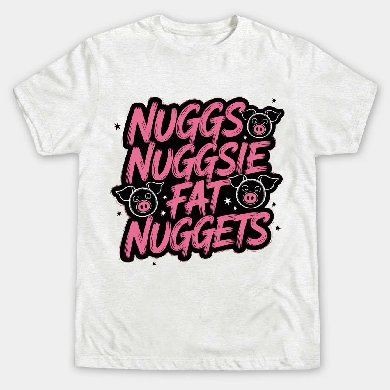 Hazbin Hotel Fat Nuggets Repeat Men's Big & Tall T-shirt