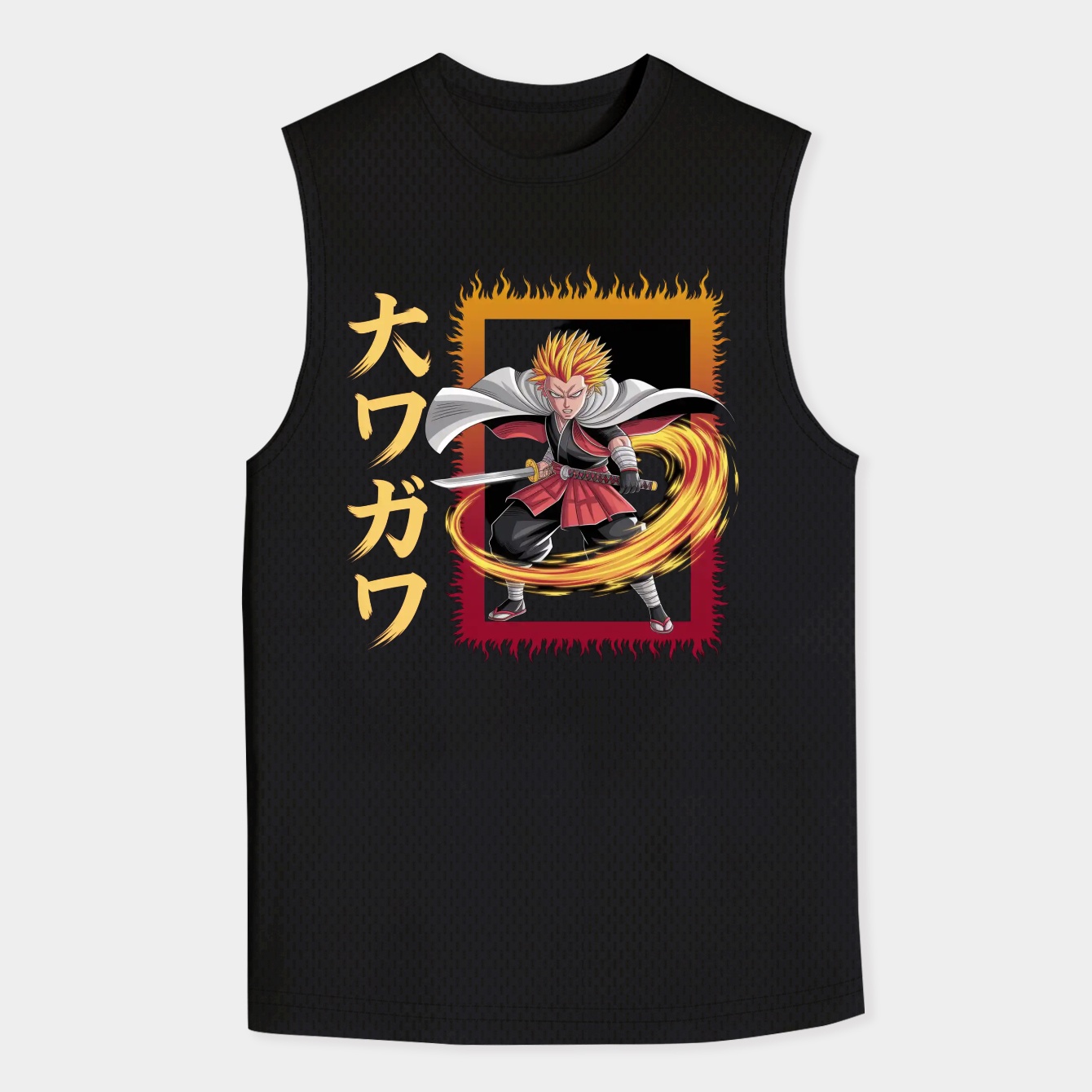 Demon Slayer Flame Pillar Men's Tank Top