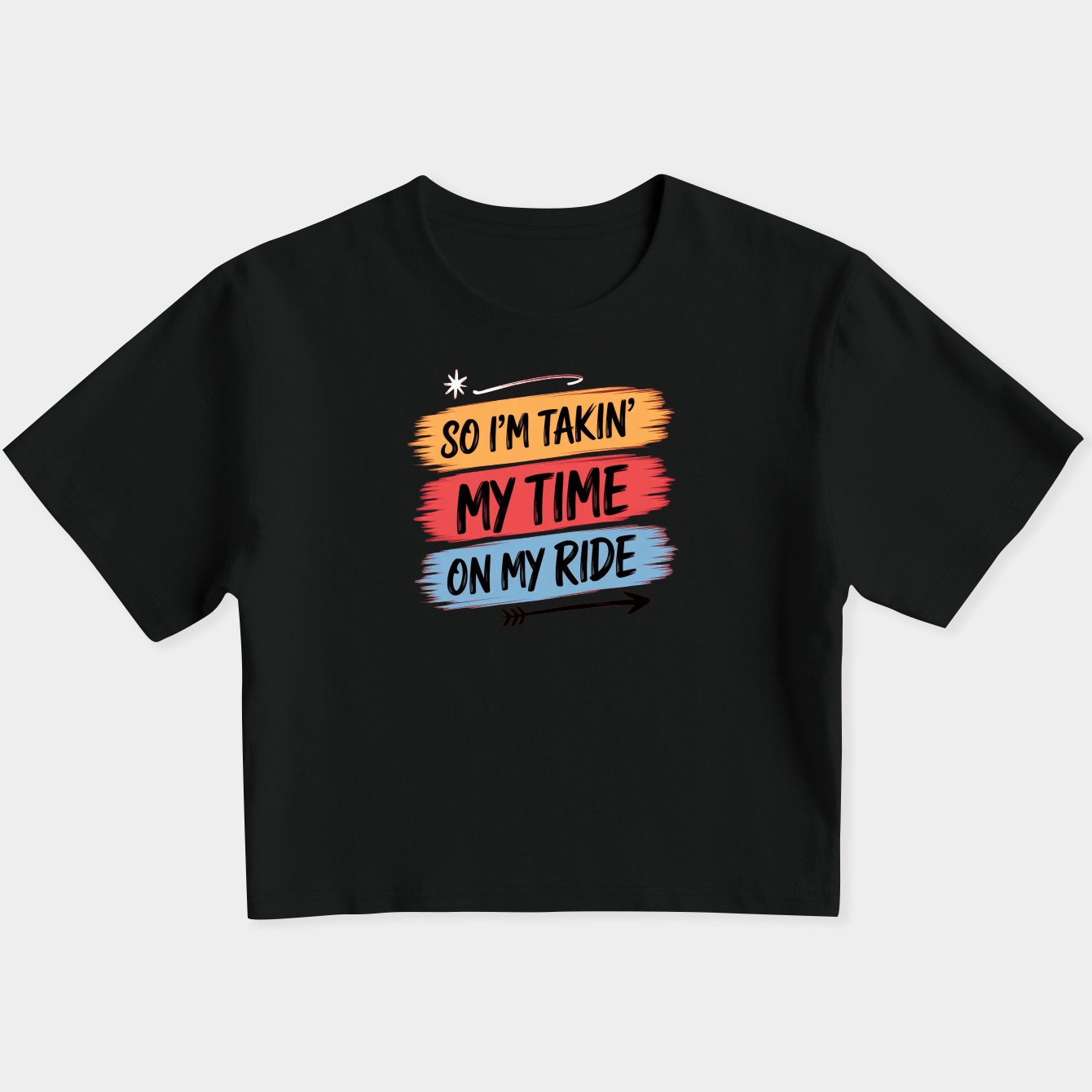 so I'm takin' my time on my ride