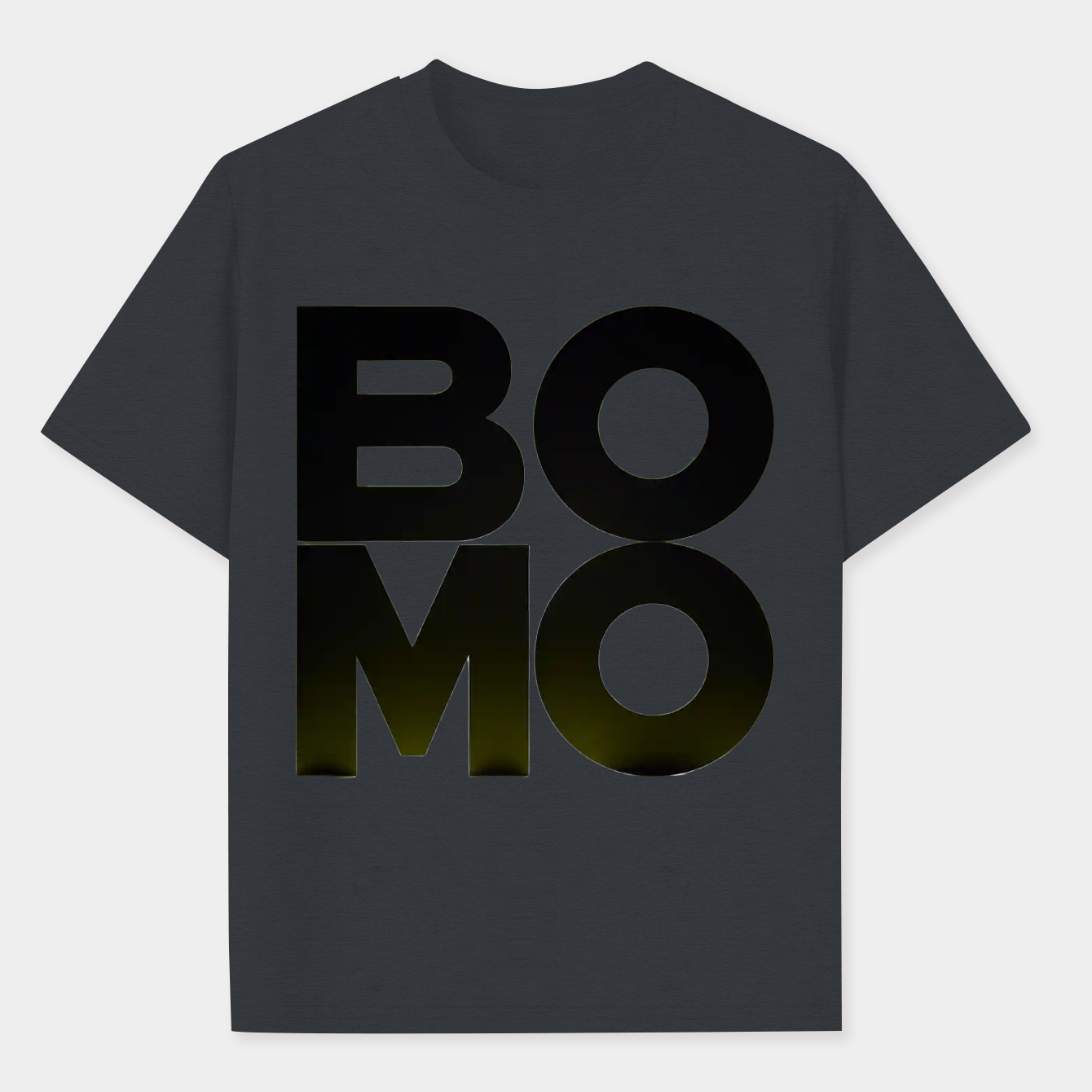 BMO Bold Vertical Letters Men's Big & Tall T-shirt