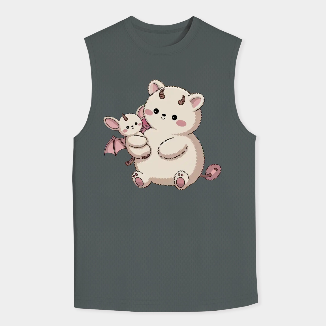 Momo Appa Creature Cute Men's Big & Tall Tank Top