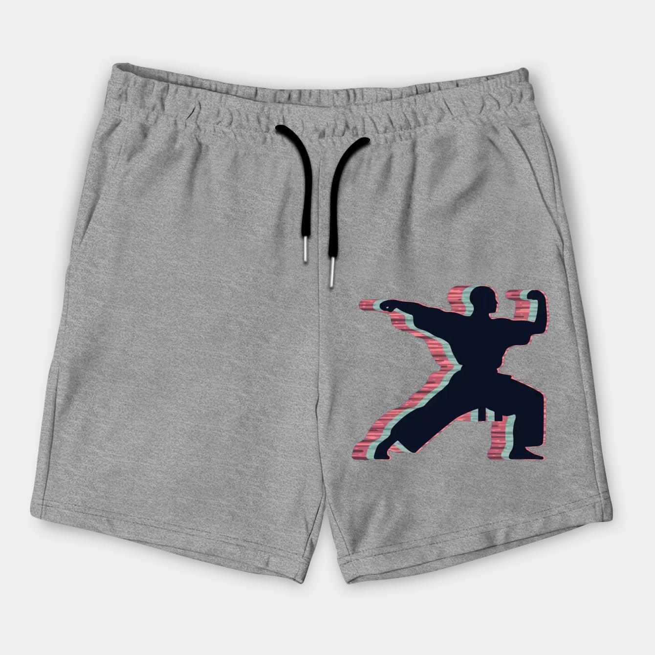 Retro Shaolin Monk Men's Shorts