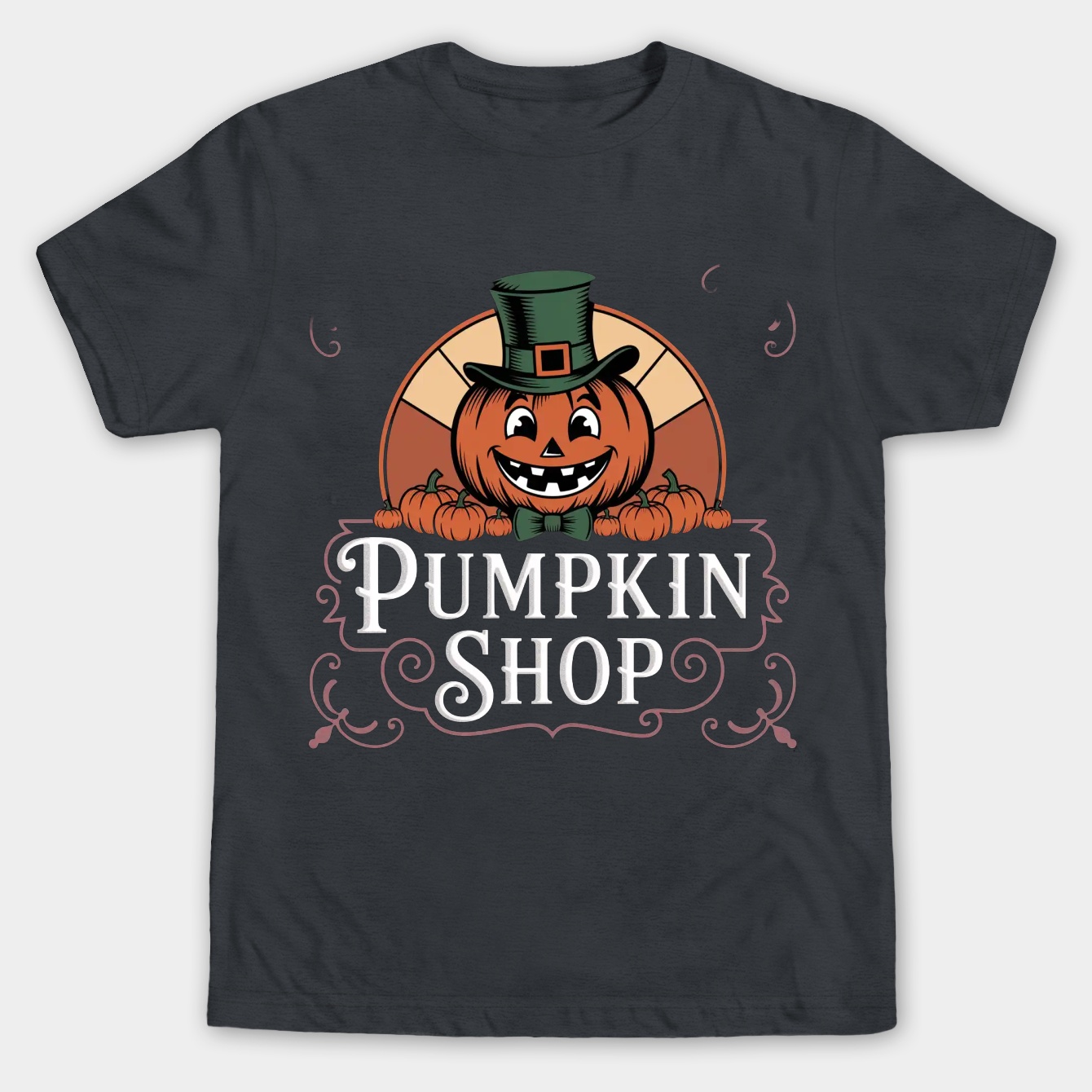 Vintage Pumpkin Shop Badge