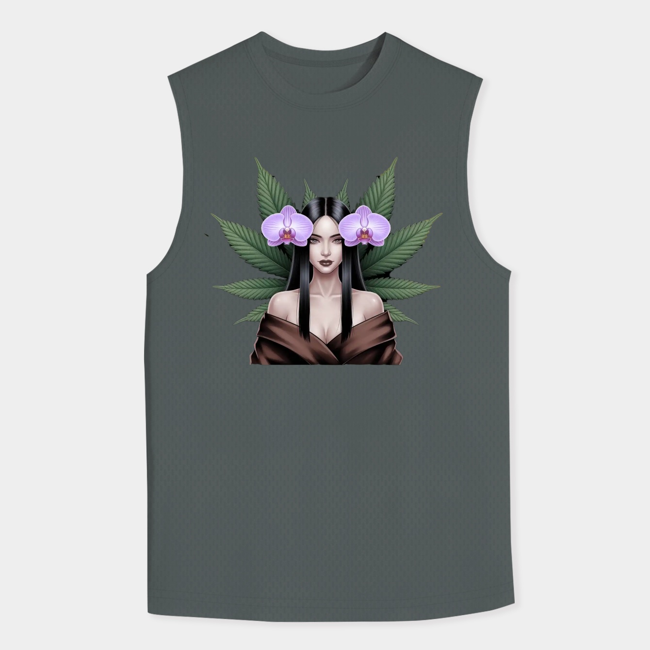 Orchids Men's Big & Tall Tank Top