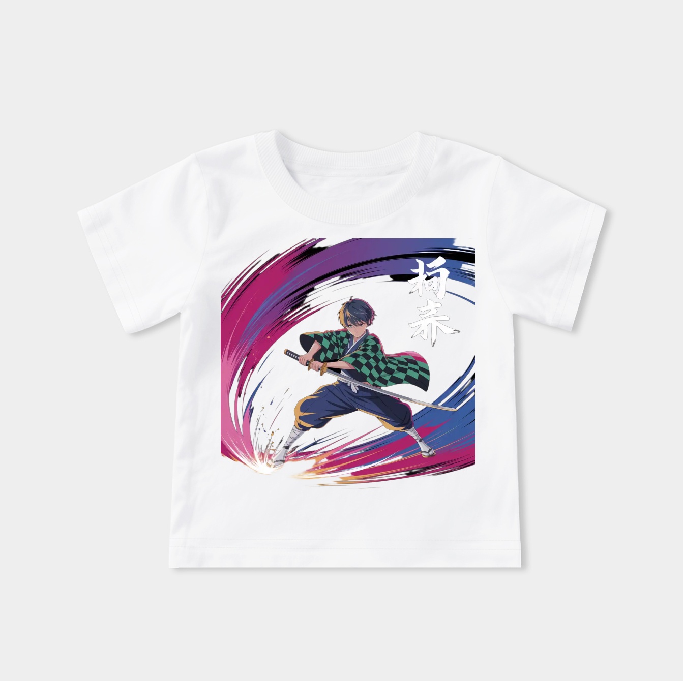 tanjiro vibrant action scene Youth Classic T-Shirt