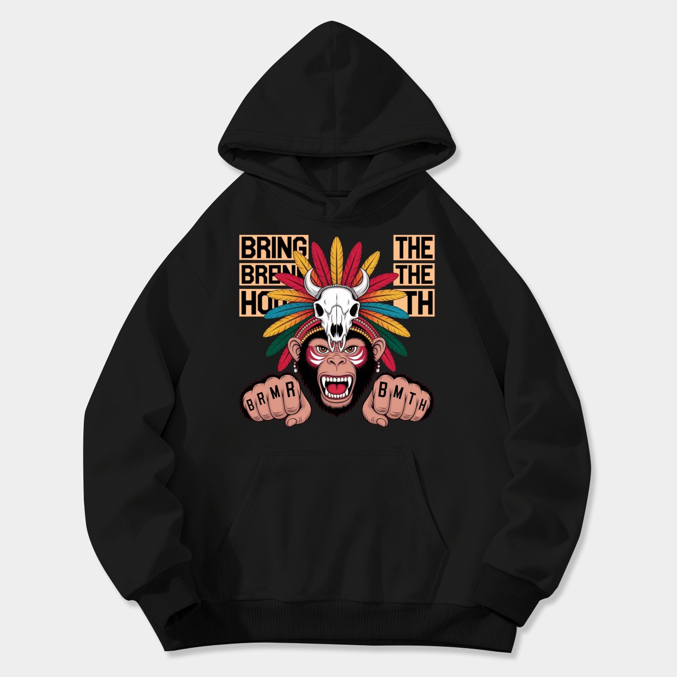 Bmth version indian Women's Plus Size Hoodie