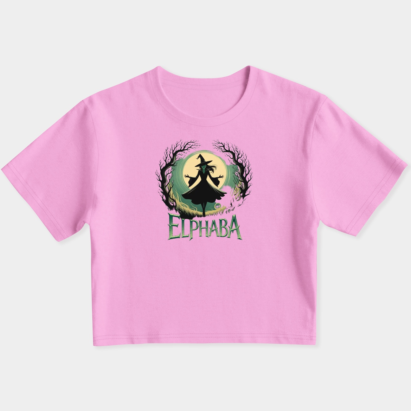 Wicked Elphaba Dark Forest Women's Slim Fit Baby Tee