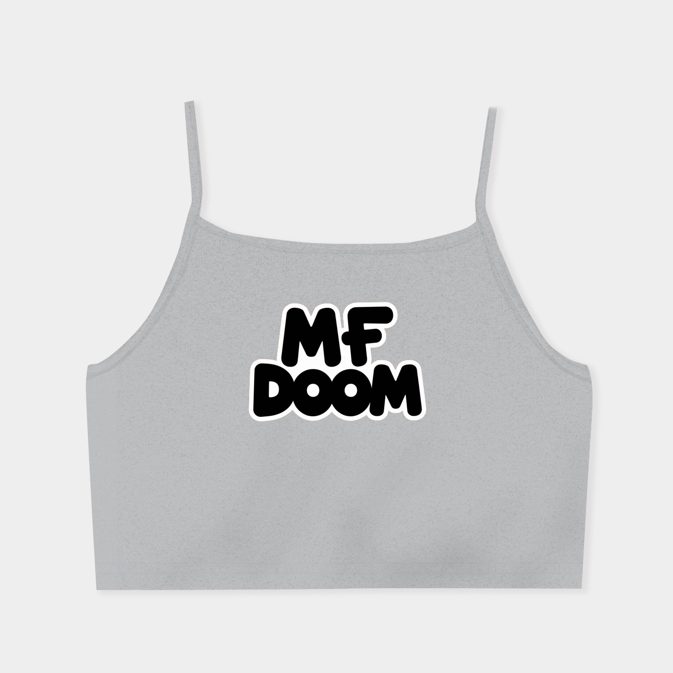 MF Doom Patch Style Women's  Spaghetti Strap Tank Top