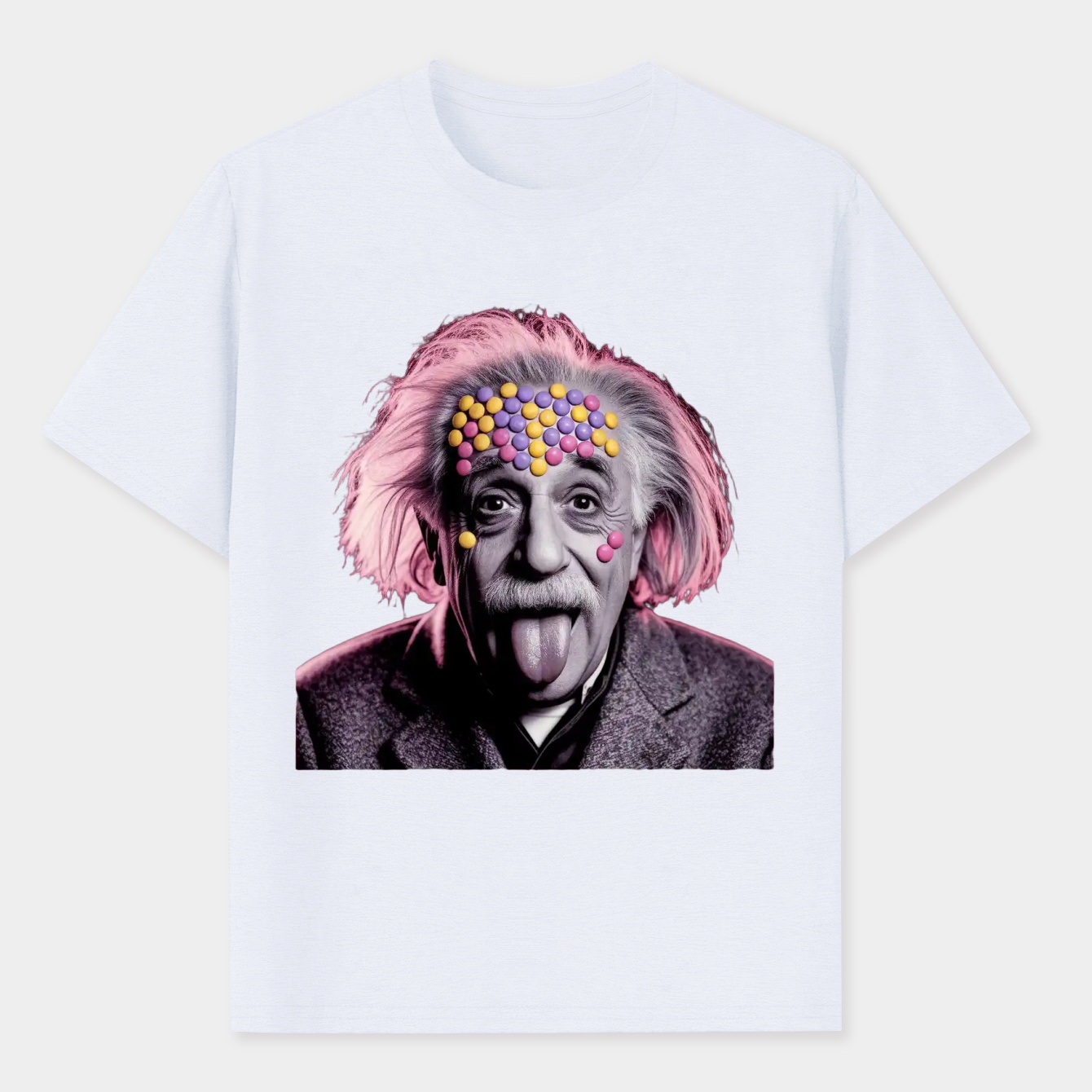 sour albert einstein Men's Performance Athletic T-Shirt