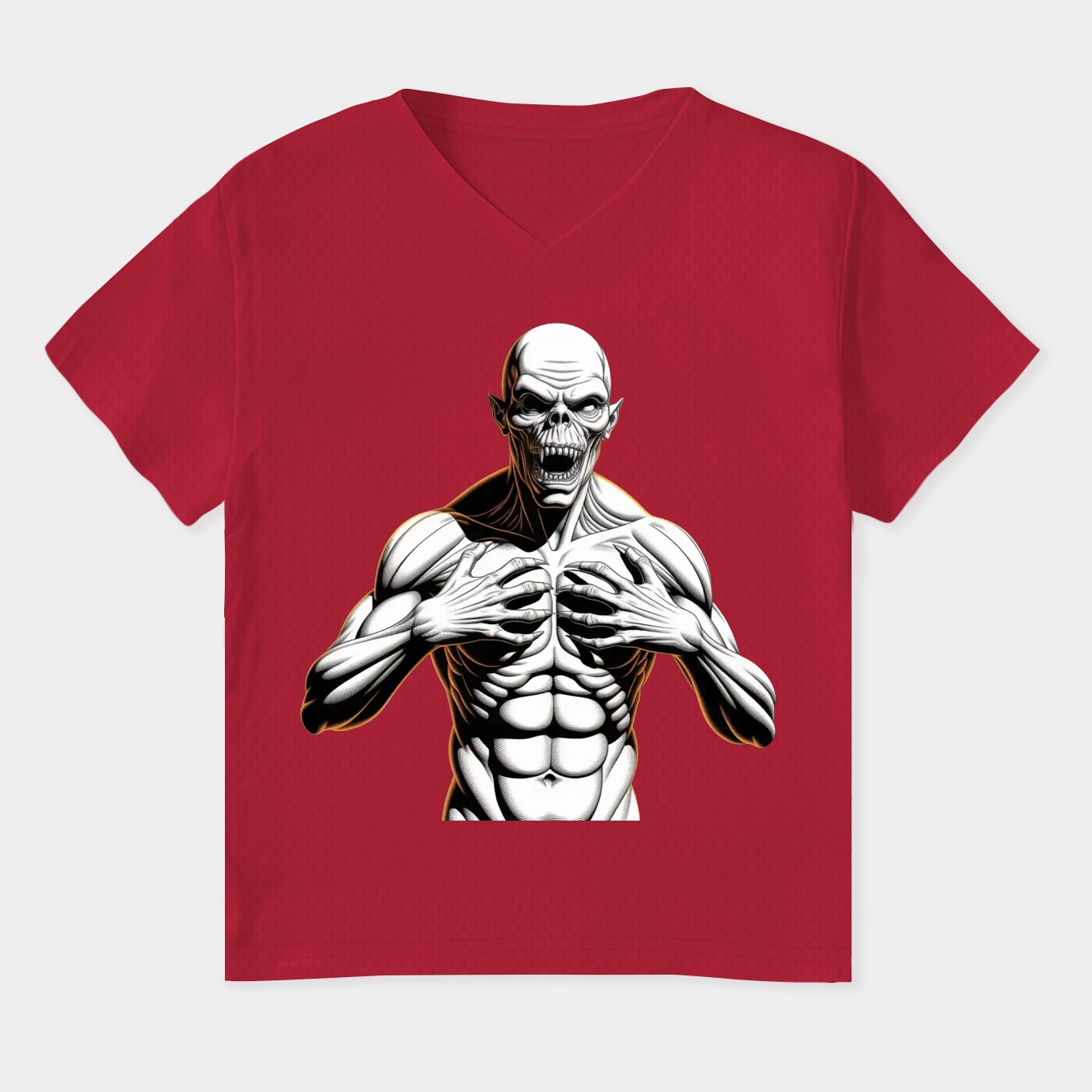 pumpkinhead monster horror design Women's Plus Size V-Neck T-Shirt