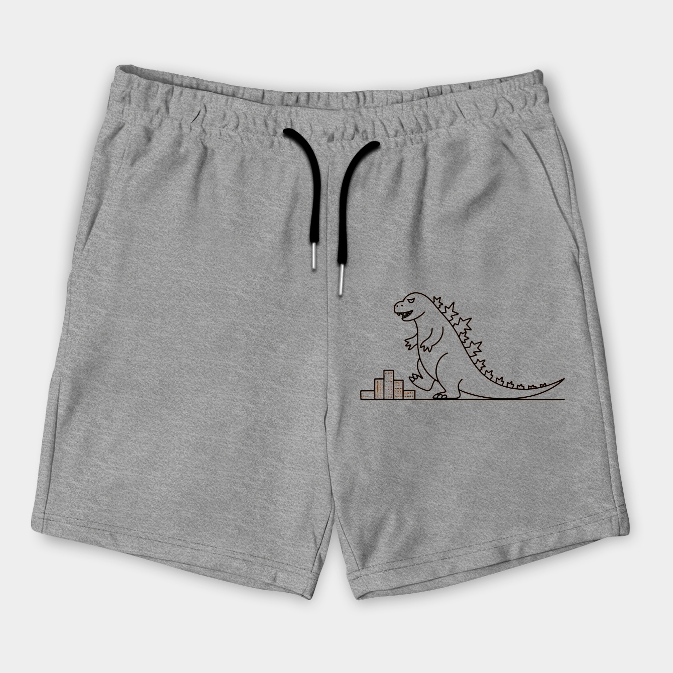 Monster City Stomp Men's Shorts
