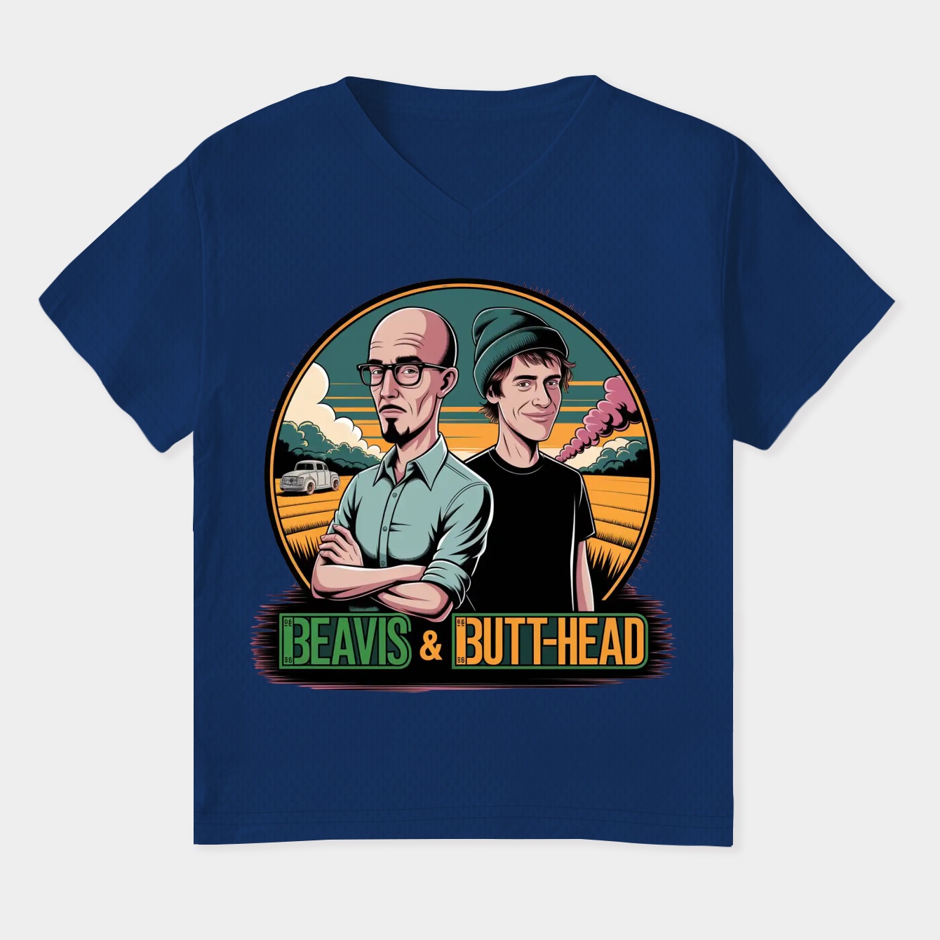 Breaking Butthead Women's Plus Size V-Neck T-Shirt
