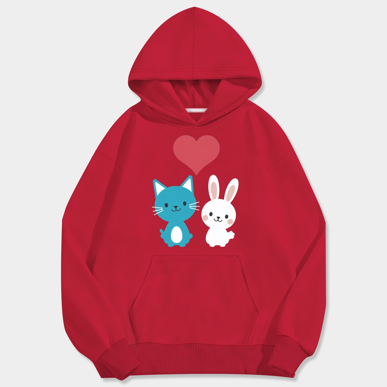 Love cat, Comic Cat, Bugcat Capoo Men's Big & Tall Hoodie
