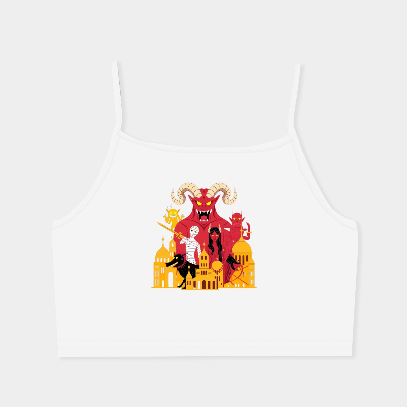 HoMM III Inferno Faction Tribute Women's  Spaghetti Strap Tank Top