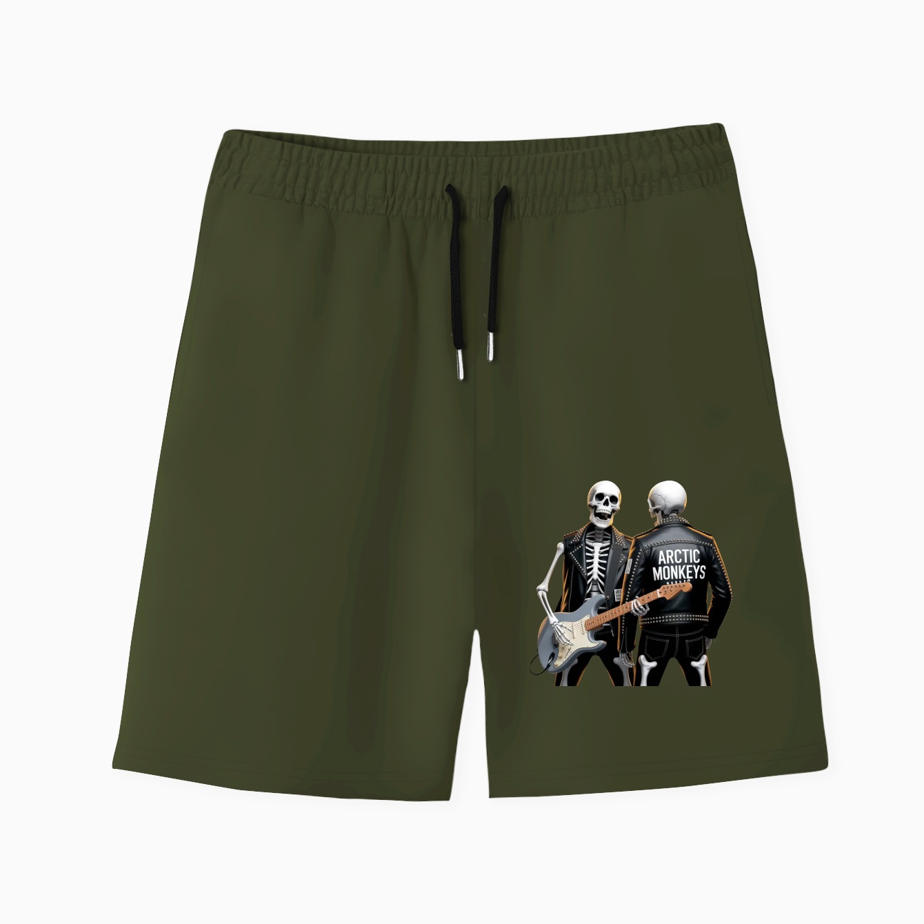 Arctic Monkeys Skeleton Guitarist Band Funny Graphic Cool Music Lover Gift