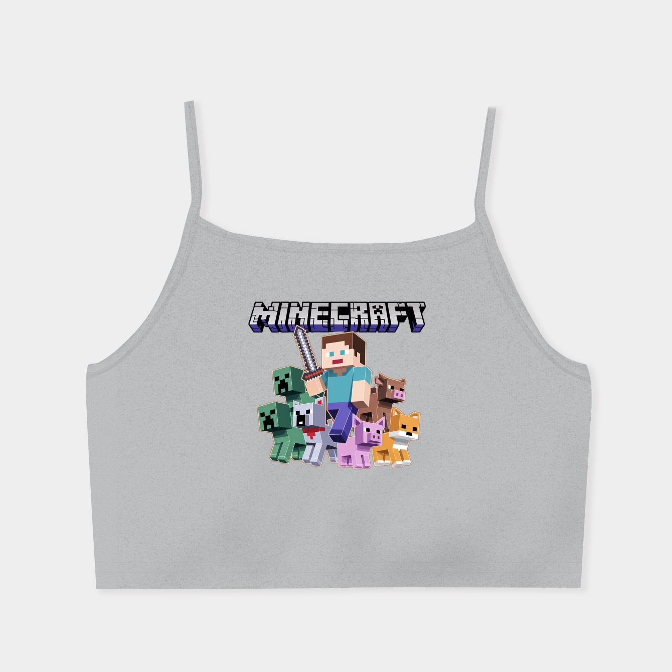 MINECRAFT Women's  Spaghetti Strap Tank Top
