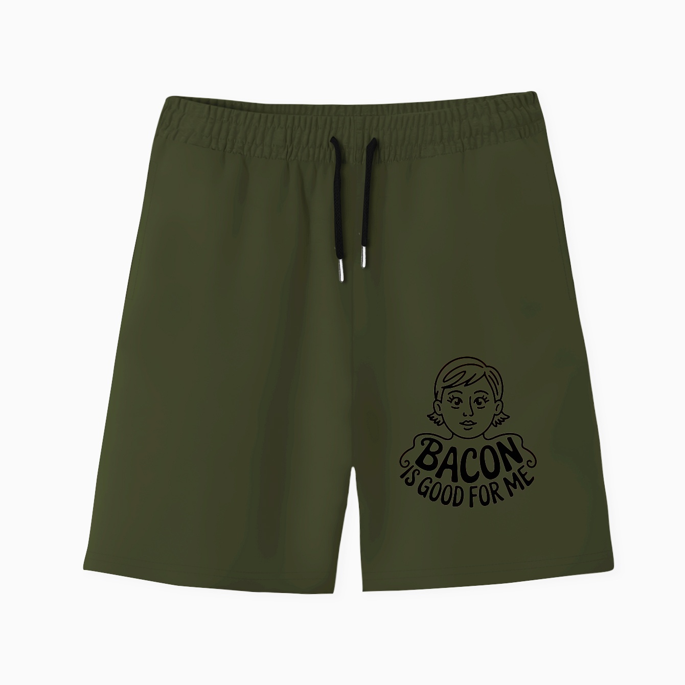 Bacon is good for me Men's Quick-Dry Athletic Shorts