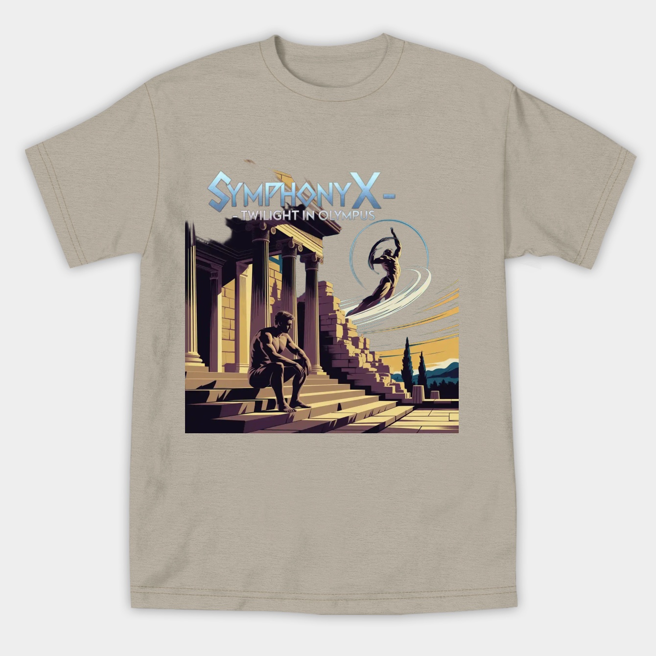 Symphony X - Twilight in Olympus album 1998 Women's Athletic Performance T-Shirt