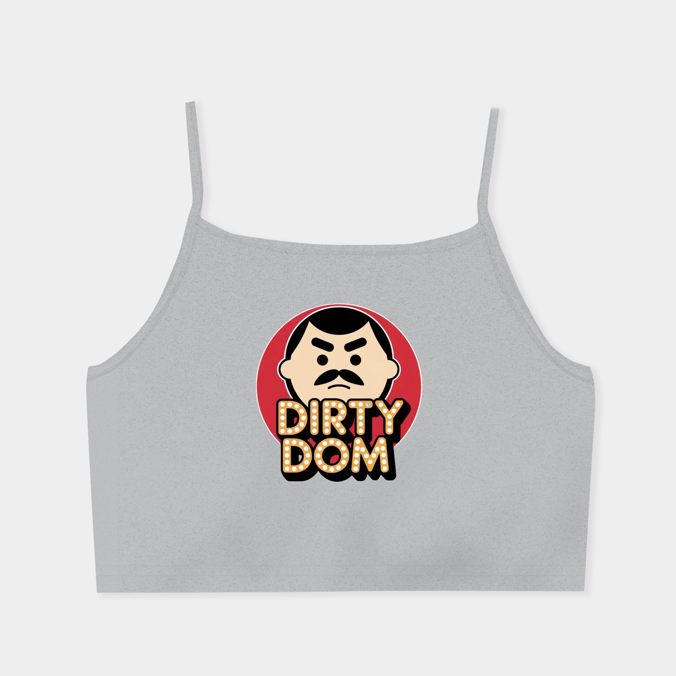 Retro 80s Dirty Dom Women's Spaghetti Strap Tank Top