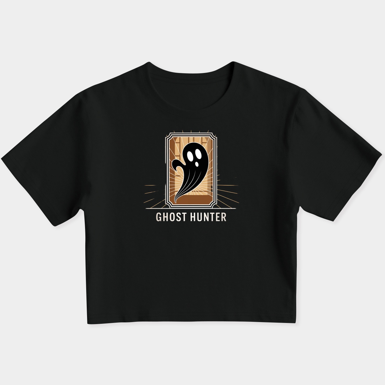 Ghost Hunter Classic Design Women's Slim Fit Baby Tee