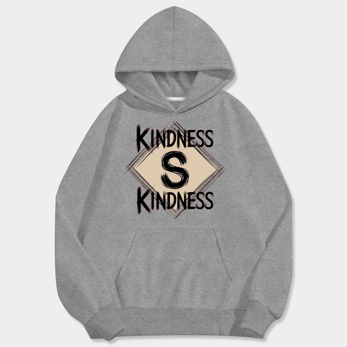 Kindness Is Punk Men's Big & Tall Hoodie