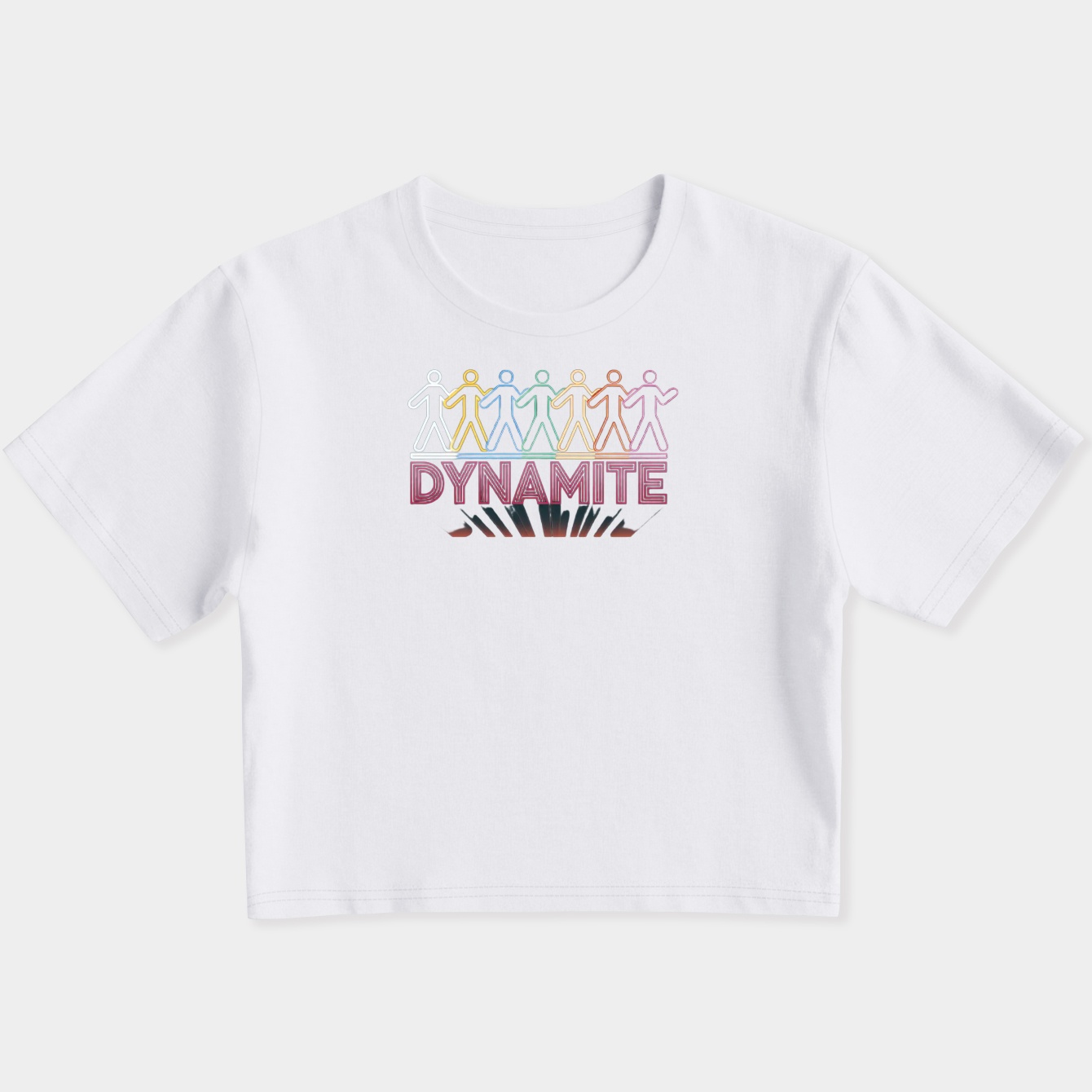 Light it up like dynamite Women's Slim Fit Baby Tee