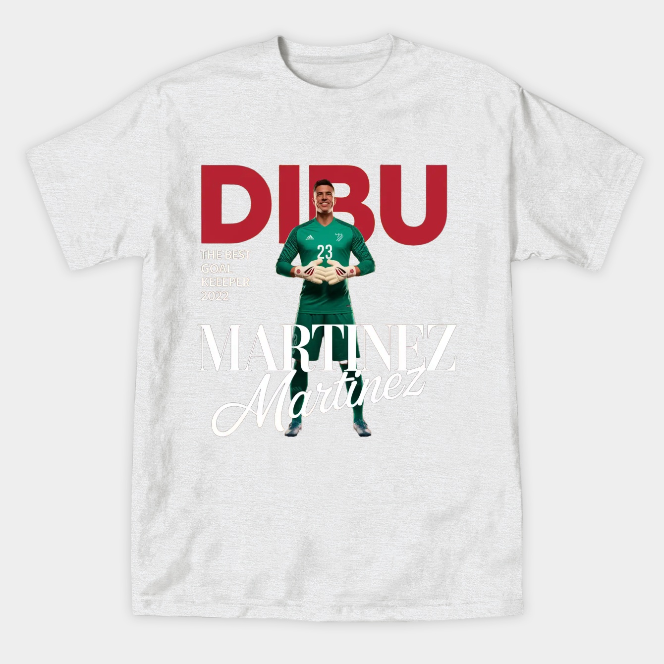 Dibu Martinez Goalkeeper 2022 Women's Athletic Performance T-Shirt
