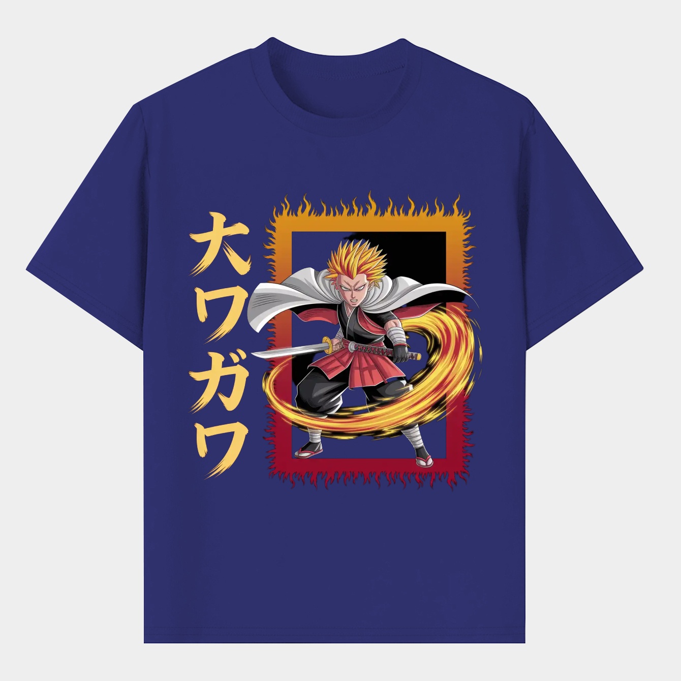 Demon Slayer Flame Pillar Men's T-Shirt