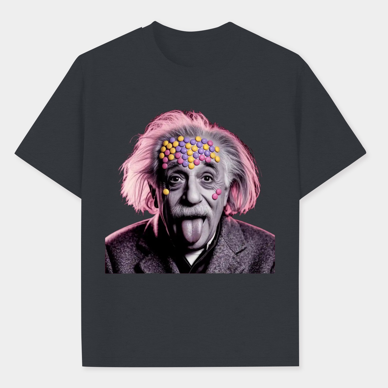 sour albert einstein Men's Big & Tall T-shirt