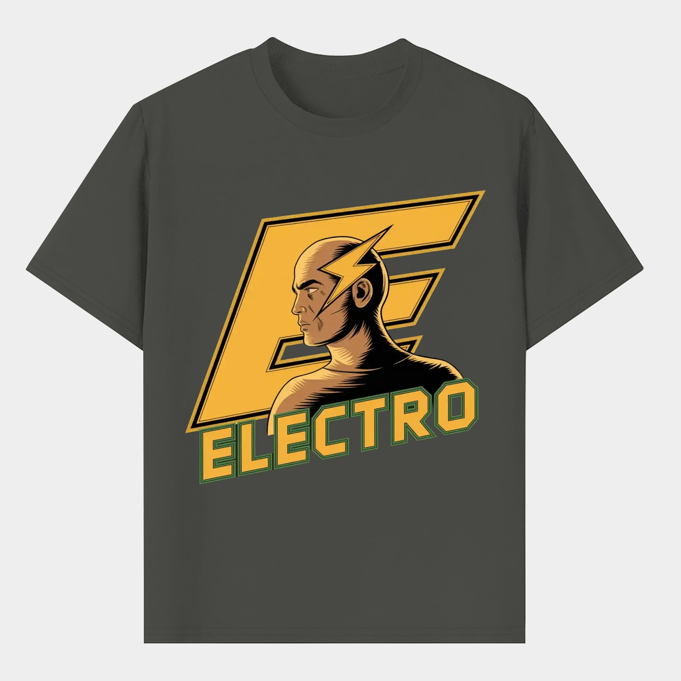 Electro Lightning Mask Design Men's T-Shirt