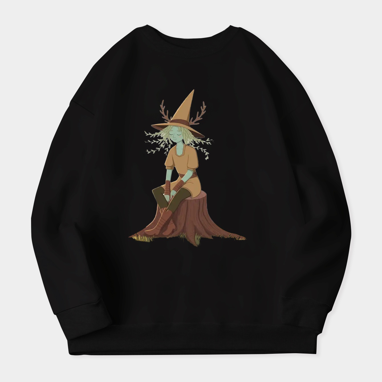Huntress Wizard Meditation Women's Crewneck Sweatshirt